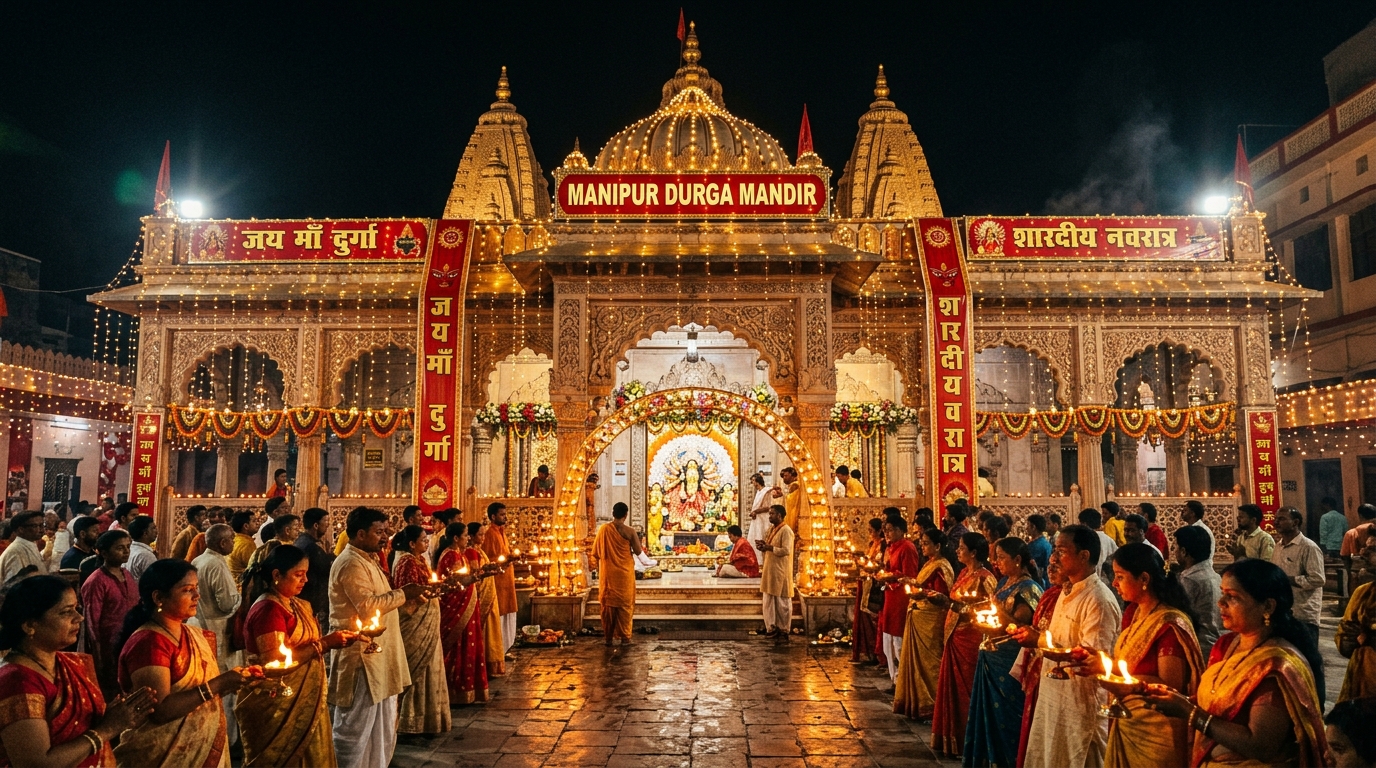 Mannipur Durga Mandir in Samastipur